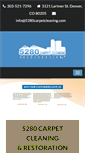 Mobile Screenshot of 5280carpetcleaning.com